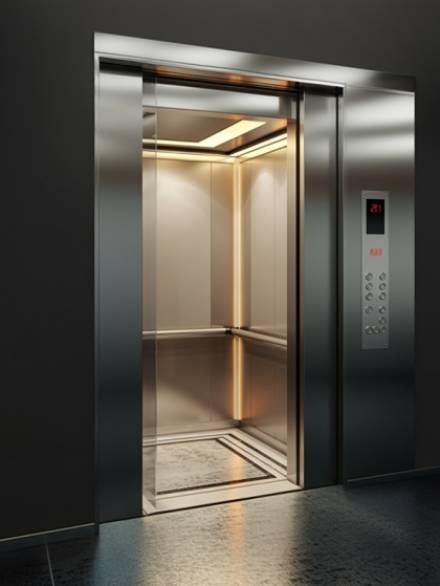 Elevator,Mockup,Close,Up